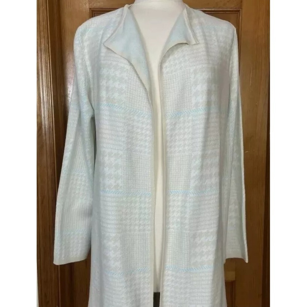 Anne Klein Sz  Medium  Open Cardigan Long knit Women's Mfg $109 NEW